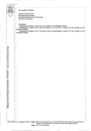 BijlagenbijhetBelgischStaatsblad-18/10/2017-AnnexesduMoniteurbelge
 