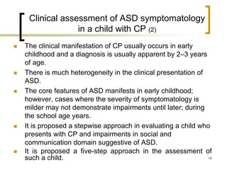 Prof. Dr. Vladimir Trajkovski: Cerebral palsy and autism | PPT