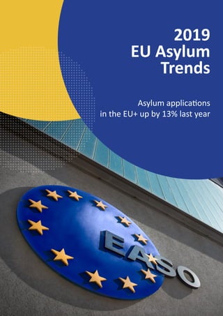 European Asylum Support Office
SUPPORT IS OUR MISSION
2019
EU Asylum
Trends
Asylum applications
in the EU+ up by 13% last year
 