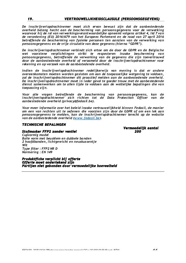 Fedasil bestelt mondmaskers Slide 4