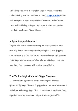 Vega Movies PDF