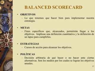 Presentación de la Herramienta de Análisis Balanced Scorecard | PPT