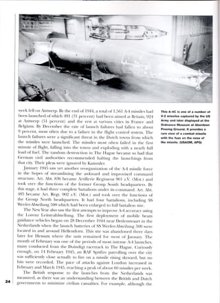 V 2 ballistic missile-1942