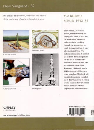 V 2 ballistic missile-1942