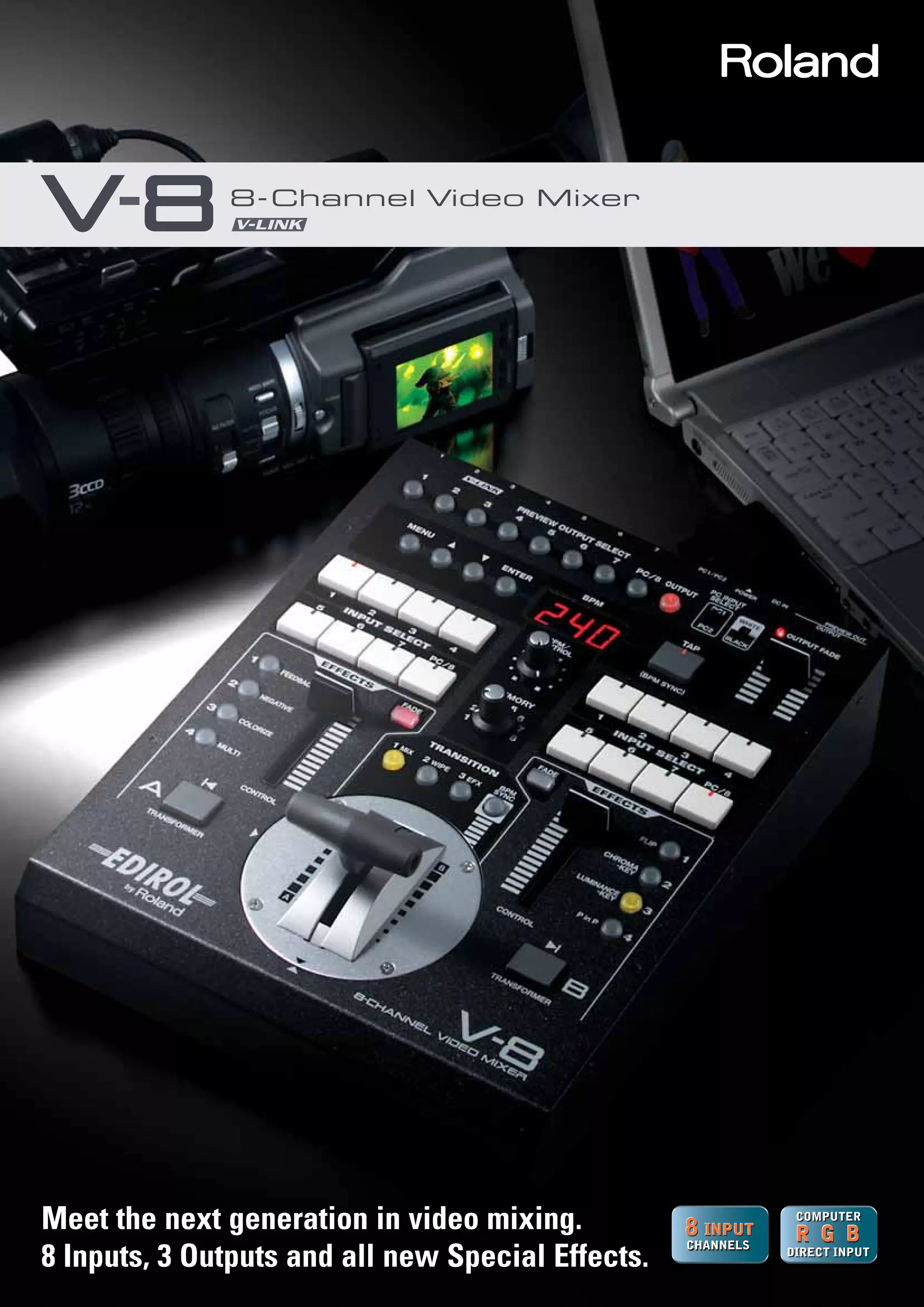 Roland Edirol V-8 | PDF