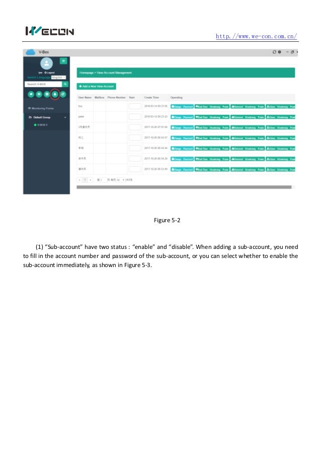 Wecon V Box User Manual
