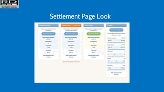 Settlement Page Look
 