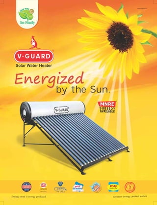 V guard solar water heater deals