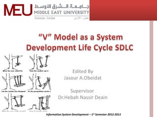 Edited By
             Jasour A.Obeidat

             Supervisor
        Dr.Hebah Nassir Deain


Information System Development – 1st Semester 2012-2013
 