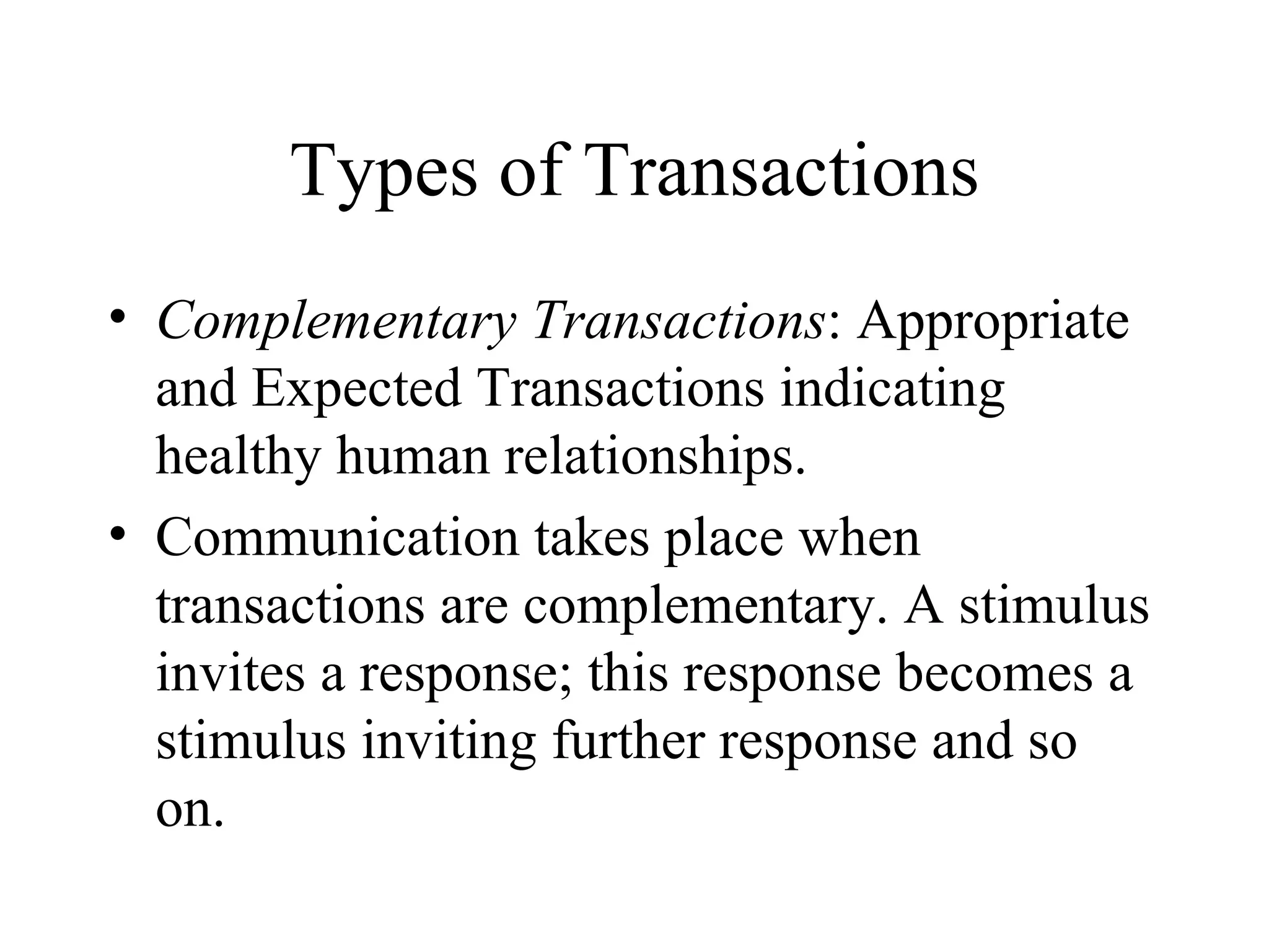 Transactional Analysis PPT Transactional analysis ppt