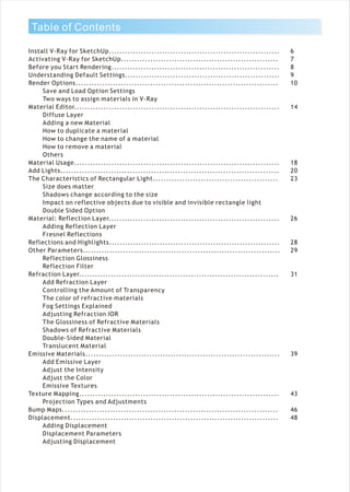 Vray Guide.pdf V Ray For Sketch Up 2007 Manual | PDF