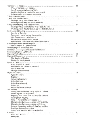 Vray Guide.pdf V Ray For Sketch Up 2007 Manual | PDF