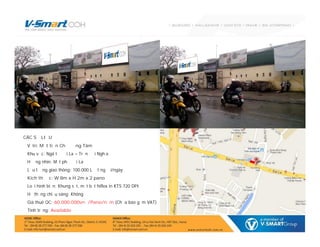 CÁC SỐ LIỆU
● Vị trí: Mặt tiền Chợ Đồng Tâm
● Khu vực: Ngã tư Đại La – Trần Đại Nghĩa
● Hướng nhìn: Mặt phố Đại La
● Lưu lượng giao thông: 100.000 Lượt người/ngày
● Kích thước: W 8m x H 2m x 2 pano
● Loại hình biển: Khung sắt, mặt bạt hiflex in KTS 720 DPI
● Hệ thống chiếu sáng: Không
● Giá thuê QC: 60.000.000vnđ/Pano/năm (Chưa bao gồm VAT)
● Tình trạng: Available
 