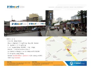 CÁC SỐ LIỆU
● Vị trí: Chợ Nhân Chính
● Khu vực: Ngã ba Vũ Trọng Phụng – Ngụy Như Kontum
● Hướng nhìn: từ Vũ Trọng Phụng
● Lưu lượng giao thông: 100.000 Lượt người/ngày
● Kích thước: W 7m x H 2m x 3 biển
● Loại hình biển: Khung sắt, mặt bạt hiflex in KTS 720 DPI
● Hệ thống chiếu sáng: Không
● Giá bán: 60.000.000vnđ/pano/năm (Chưa bao gồm VAT)
● Tình trạng: Available
 