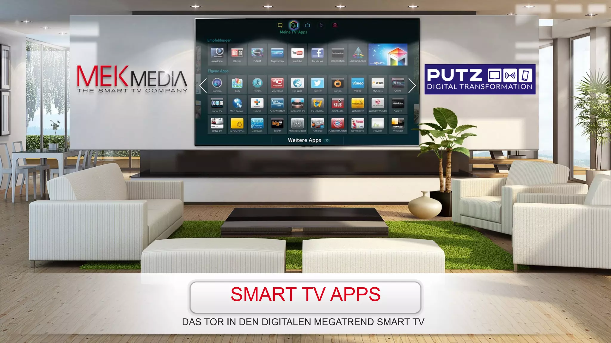 SMART TV APPS
DAS TOR IN DEN DIGITALEN MEGATREND SMART TV
 