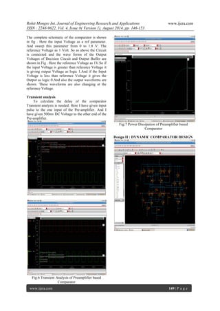 Design of Low Power & High Speed Comparator with 0.18μm Technology for ...