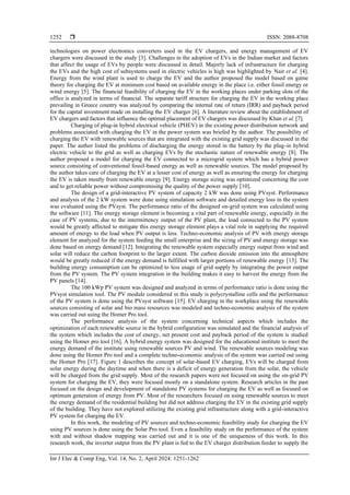 Feasibility analysis and modeling of a solar hybrid system for ...