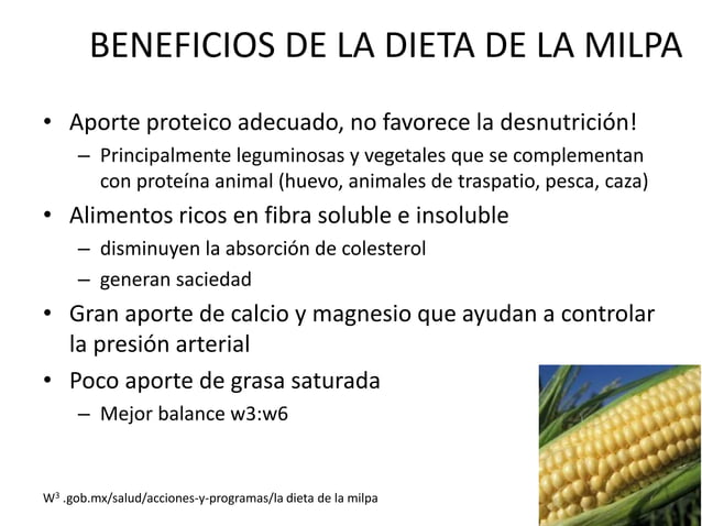 “La dieta de la milpa”, un modelo de alimentación saludable