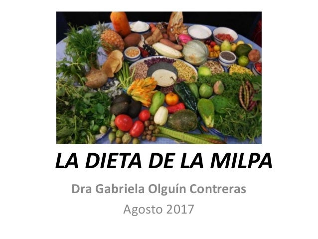 En Qué Consiste La Dieta De La Milpa