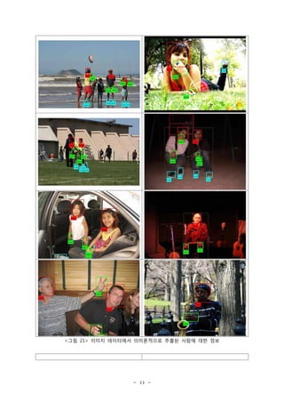 <그림 21> 이미지 데이터에서 의미론적으로 추출된 사람에 대한 정보

- 44 -

 