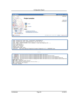 Configuration Report

……

Confidential

Page 29

3/1/2014

 