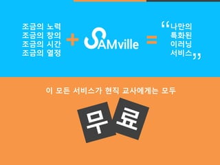 /12/ 
조금의 노력 
조금의 창의 
조금의 시간 
조금의 열정 
“ 
나만의 
특화된 
이러닝 
서비스 
이 모든 서비스가 현직 교사에게는 모두 
” 
 