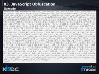 Drive-By Download & JavaScript Obfuscation | PDF
