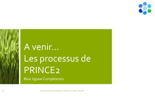 A venir…
Les processus de
PRINCE2
Blue Jigsaw Competensis
Blue Jigsaw Competensis - Reading Notes - PRINCE 2 by Eric NORIE - Editions ENI80
 