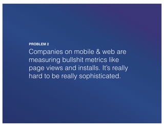Mixpanel - Our pitch deck that we used to raise $65M