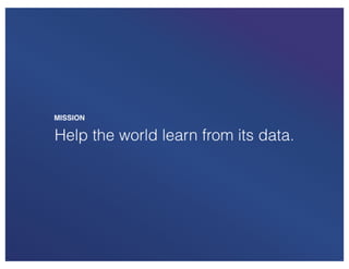 Mixpanel - Our pitch deck that we used to raise $65M