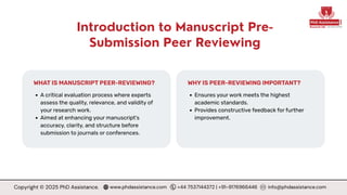 Academic Manuscript Peer Review Service | Subject Expert Review | PDF