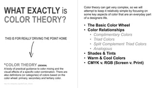 Using Color Effectively A Guide to Using Color Effectively | PPTX