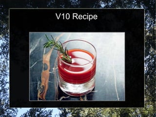 V10 Recipe

 