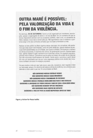 Figure 3: Action for Peace leaflet 
vibrant v.11 n.1 otávio raposo 
36 
 