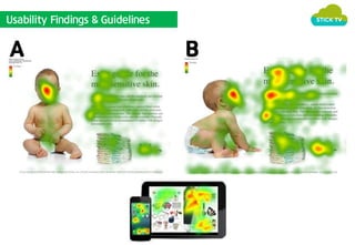 Usability Findings & Guidelines 
A B 
 