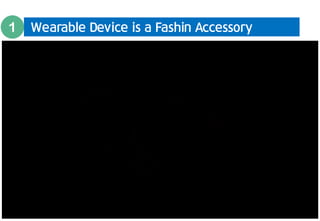 Wearable Device is a Fashin Accessory 
 