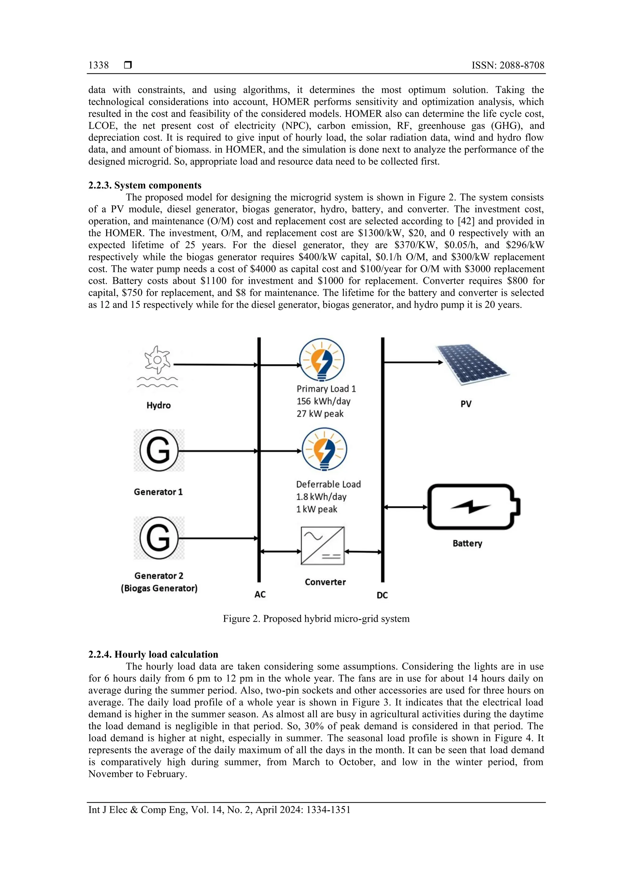 Feasibility and sustainability analysis of a hybrid microgrid in ...