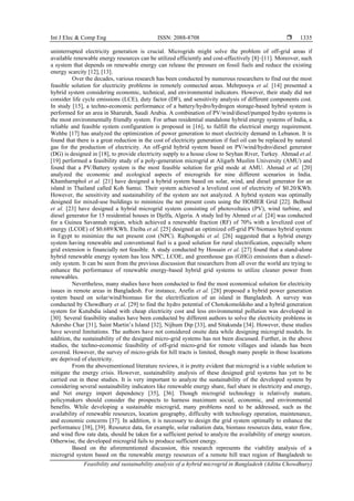 Feasibility and sustainability analysis of a hybrid microgrid in ...