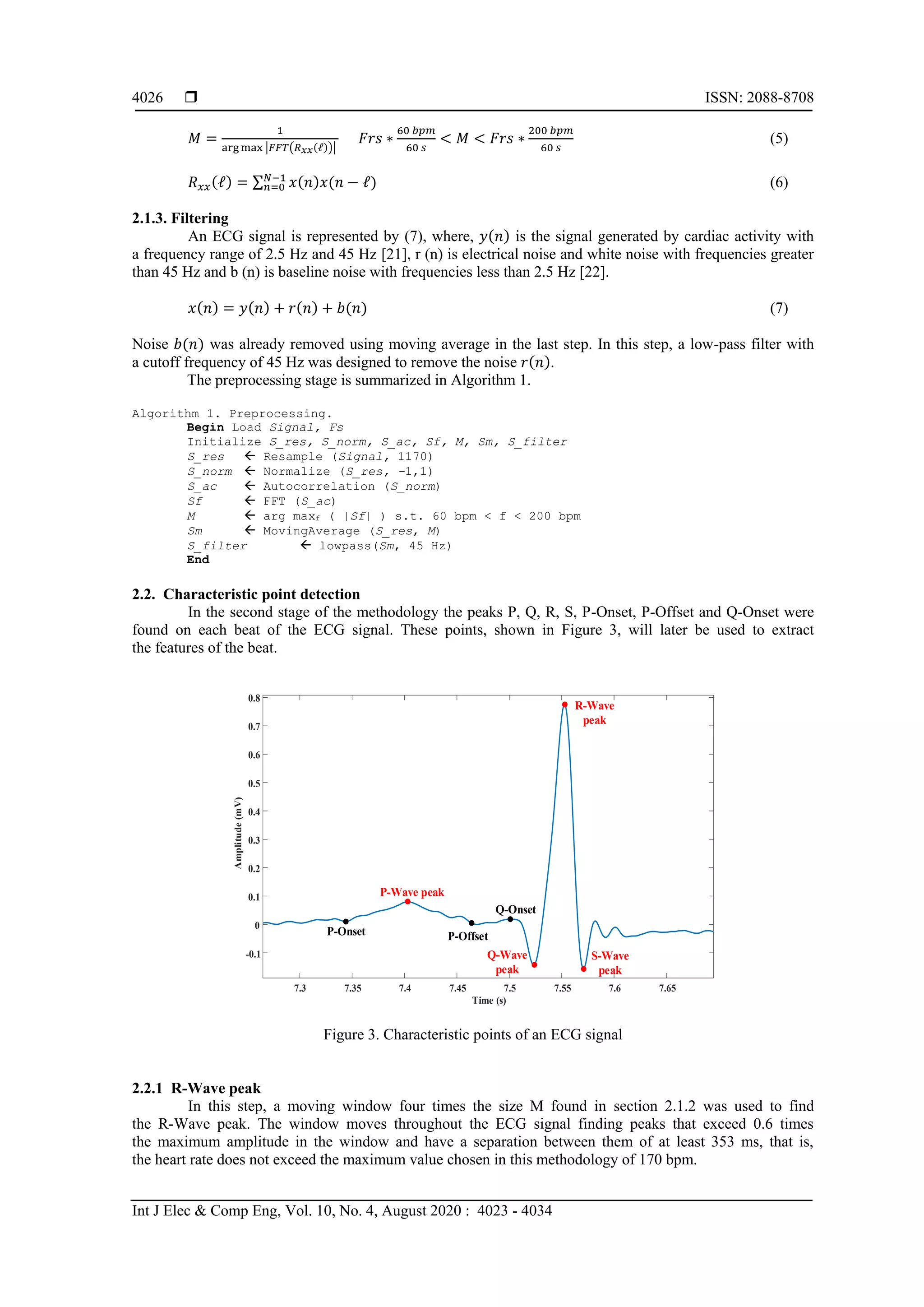 Methodology for detection of paroxysmal atrial fibrillation based on P ...