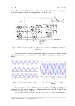 A Novel Three Phase Multilevel Inverter with Single DC Link for ...