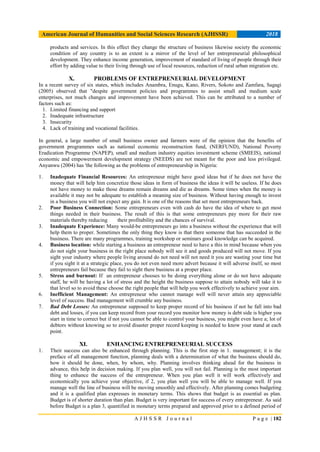 THE ROLE OF ENTREPRENEURSHIP IN ECONOMIC DEVELOPMENT OF NIGERIAN | PDF