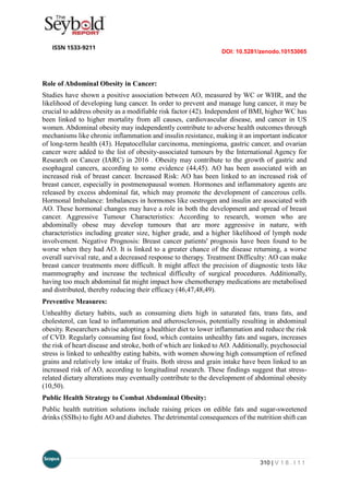 ABDOMINAL OBESITY AND ITS ASSOCIATED RISK FACTORS - AN UPDATE | PDF
