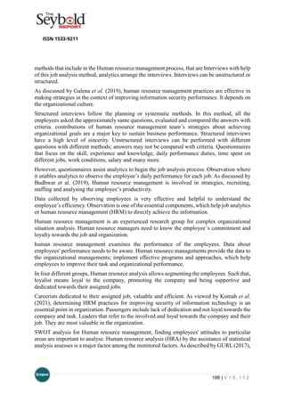 THE HUMAN RESOURCES MANAGEMENT STRATEGIES AND ITS ROLE IN THE ...