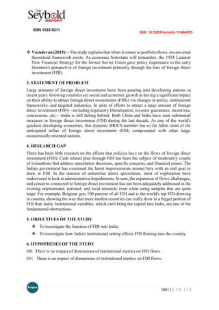 Fdi Thesis Example USING STRUCTURAL EQUATION MODELING ON FOREIGN DIRECT INVESTMENT OF ...