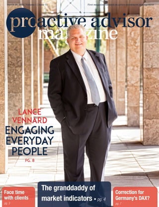 Lance Vennard – Proactive Advisor Magazine – Volume 1, Issue 11