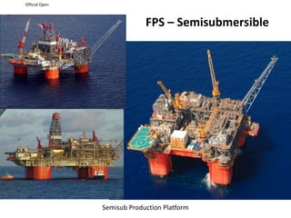 Official Open
FPS – Semisubmersible
Semisub Production Platform
 