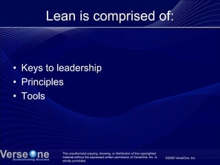 The Lean Journey