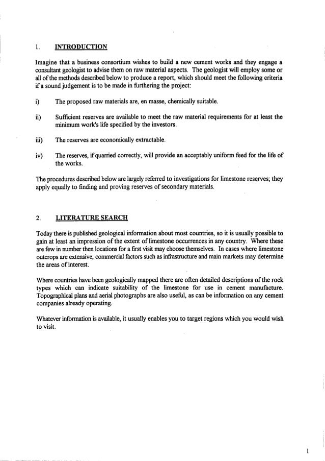 V1 s3 raw materials evaluation