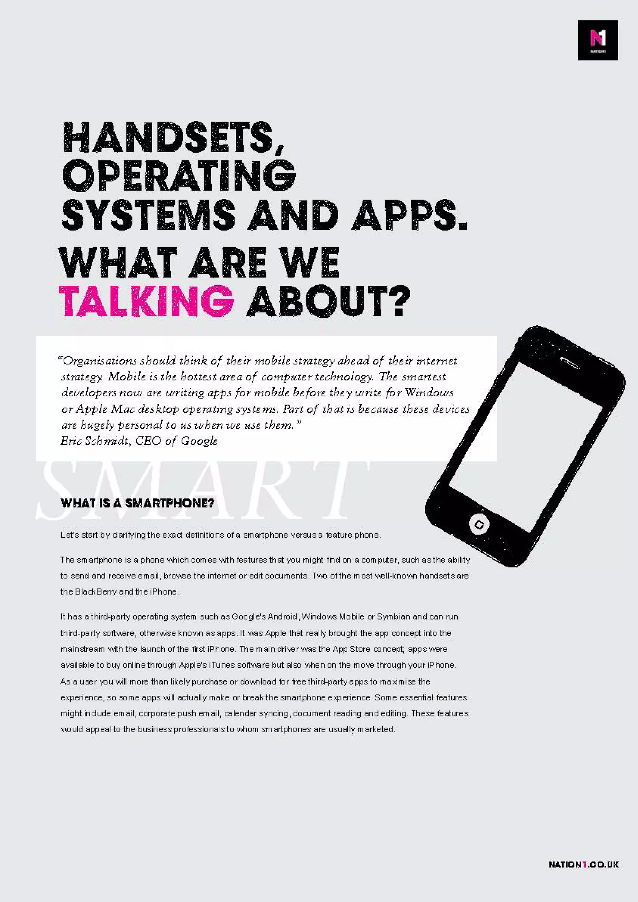 Apps, stats and the future of mobile