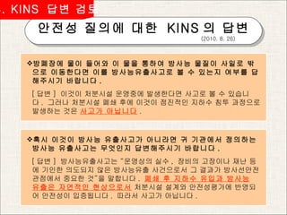 ??? ??? ??  KINS ? ?? (2010. 8. 26) ???? ?? ??? ? ?? ??? ??? ??? ??? ??? ????? ?? ???????? ? ? ??? ??? ????? ???? . [ ?? ]  ??? ???? ???? ????? ??? ? ? ???? .  ??? ???? ?? ?? ??? ???? ??? ?? ???? ???? ??  ??? ???? . ?? ??? ??? ????? ???? ? ???? ???? ??? ????? ???? ?????? ???? . [ ?? ]  ????????   ???? ?? ,  ??? ???? ?? ?? ??? ???? ?? ????? ????? ? ??? ????? ???? ??? ?  ? ???? .  ?? ? ??? ??? ??? ??? ???? ?????  ???? ??? ?????? ???? ???? ????? .  ??? ??? ???? .  4. KINS  ?? ?? 